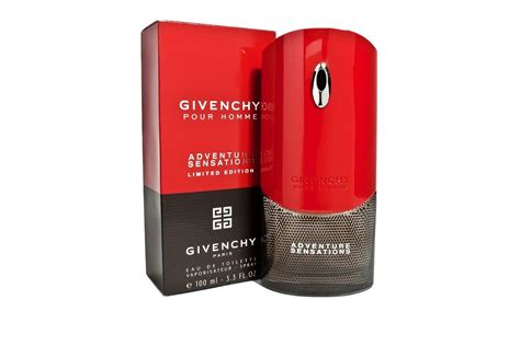 givenchy pour homme adventure sensations limited edition|givenchy for men silver edition.